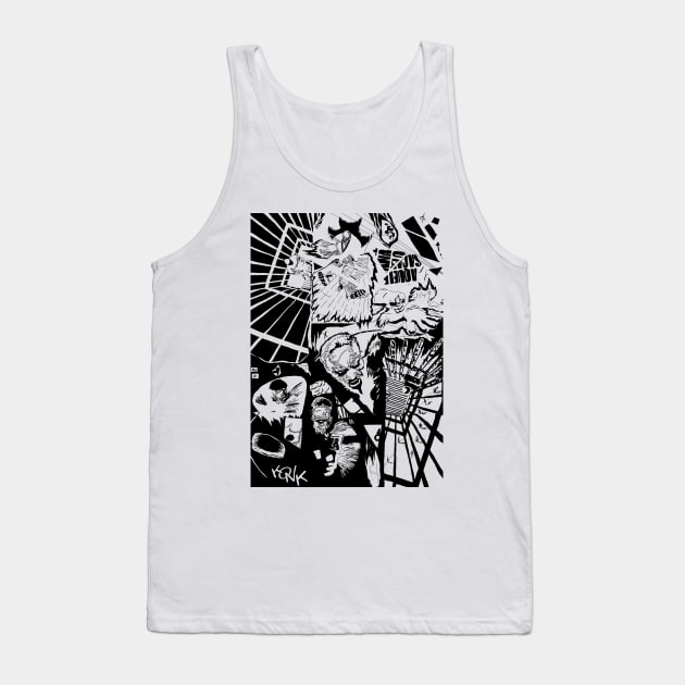 Sin City B&W Design Tank Top by FranciscoCapelo